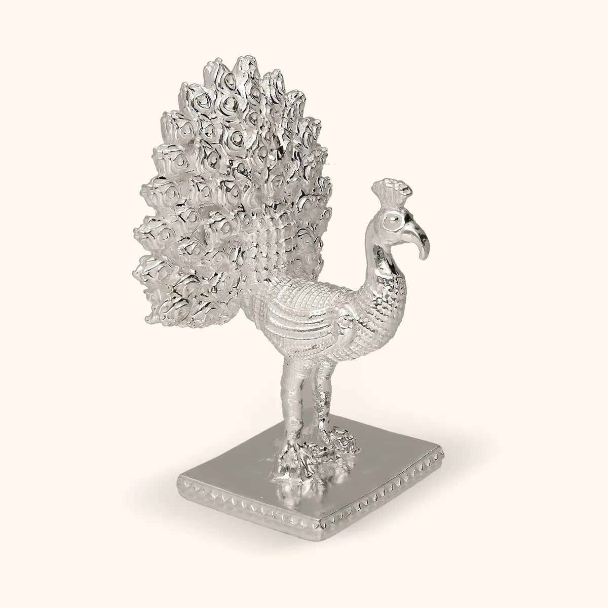 Silver Peacock