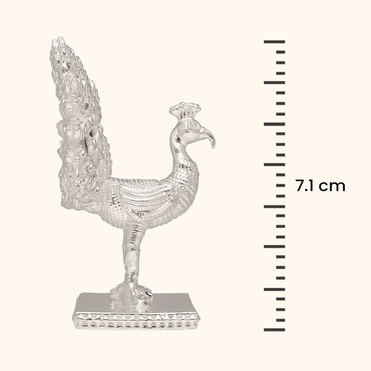 Silver Peacock