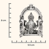 Lakshmi - Antique Silver Idol