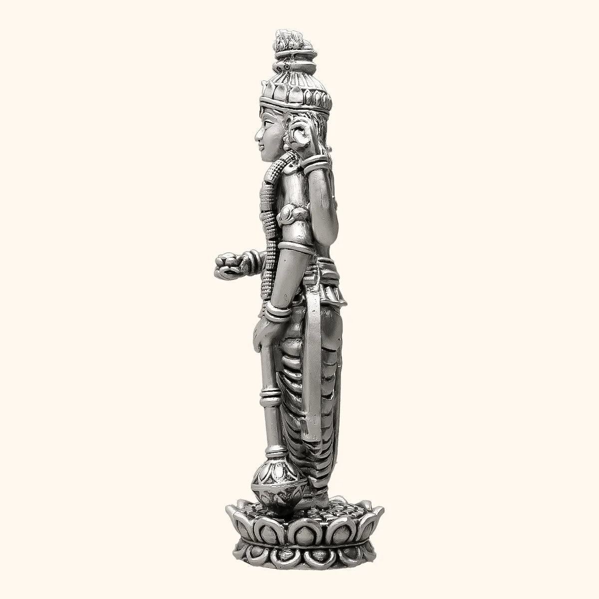 Shri Hari - Antique Silver Idol