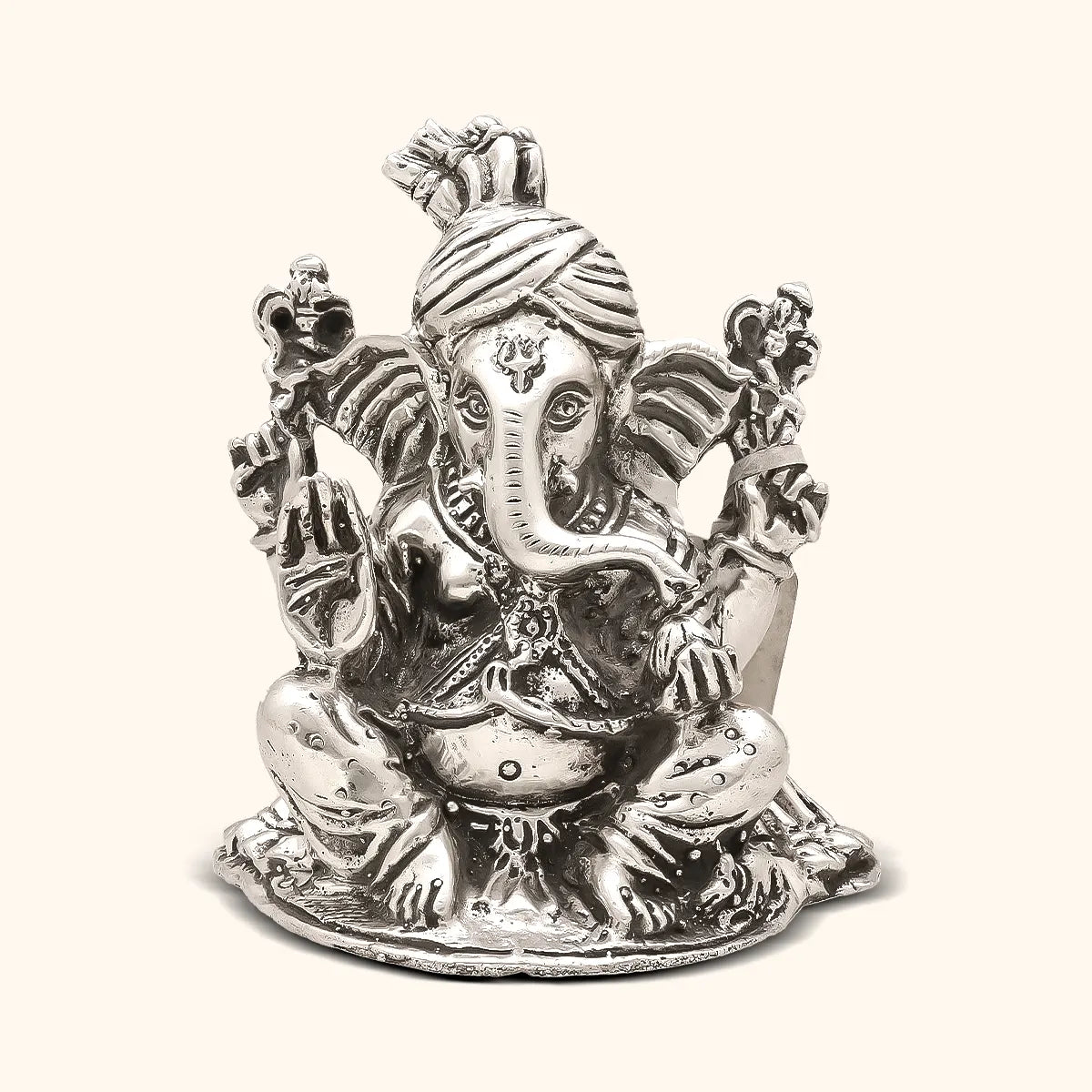 Ganesha Silver Murti