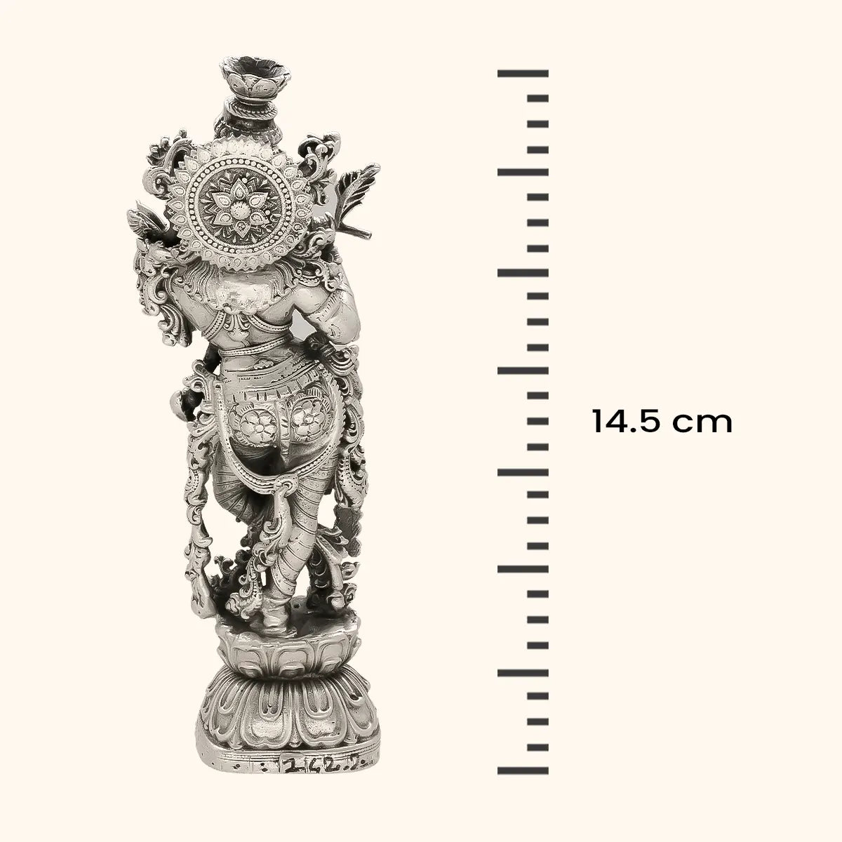 Krishna Silver Idol