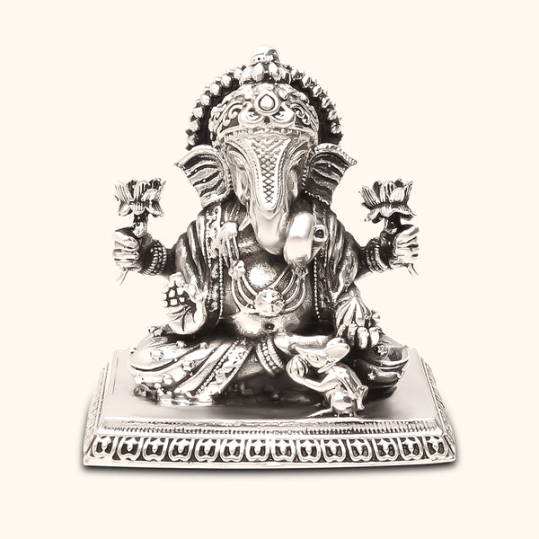 Dagdusheth Murti - Silver Antique – RANKA JEWELLERS PC PRIVATE LIMITED