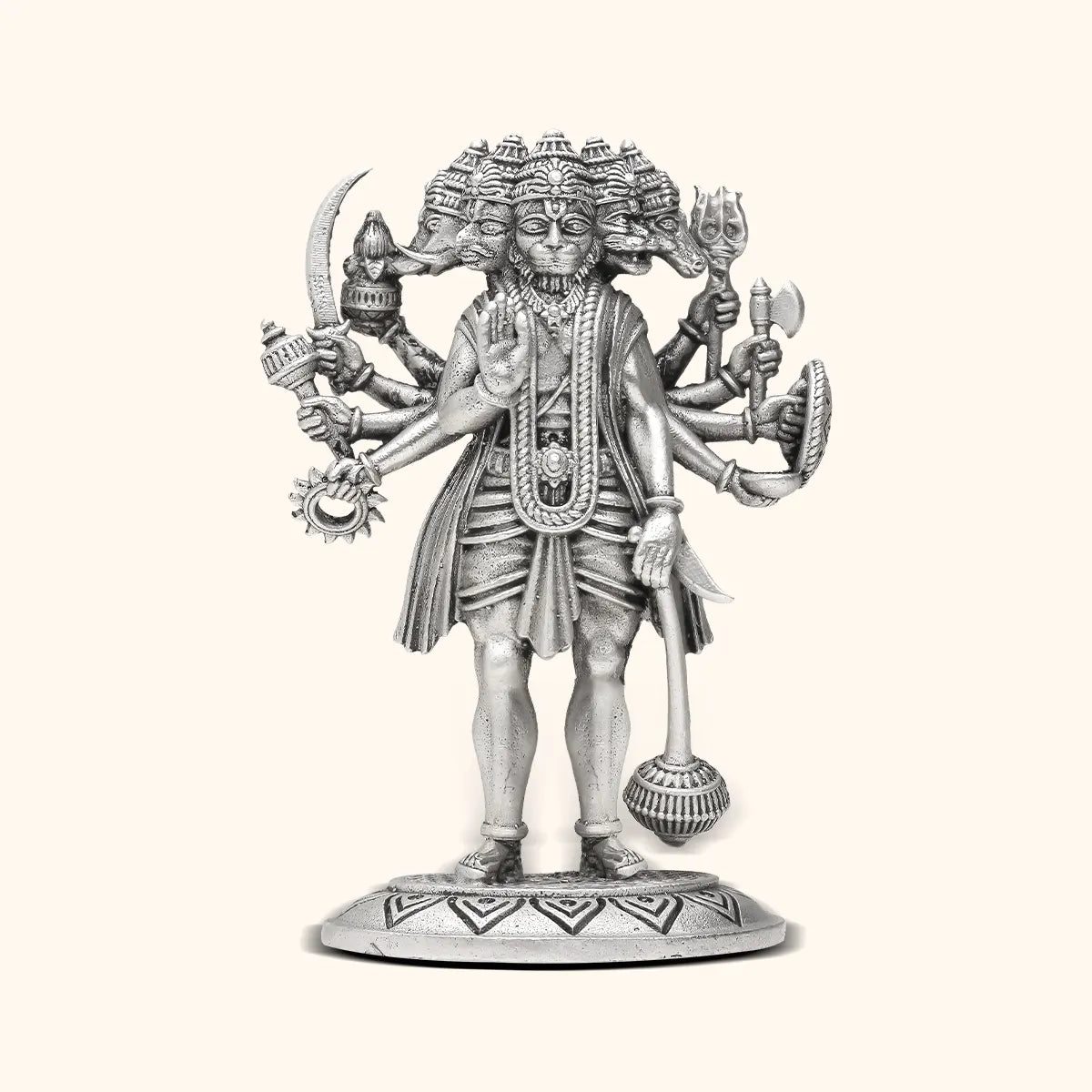 Panchamukhi Hanuman - Silver Antique