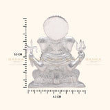 925 Silver Solid Lord Ganeshji Idol