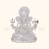 925 Silver Solid Lord Ganeshji Idol