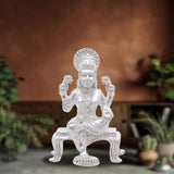 925 Silver Solid Patla Laxmi Idol