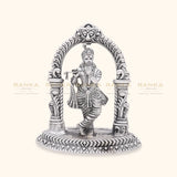 925 Silver Antique Shri Krishna Idol