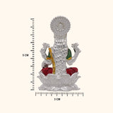 925 Silver Lord Laxmi Ji Idol - Silver Idols / Murti Online