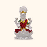 925 Silver Lord Laxmi Ji Idol - Silver Idols / Murti Online