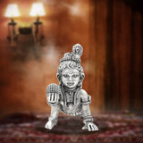 925 Antique Silver Matte Balkrishna Idol