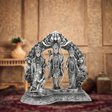 925 Antique Silver Matte Ram Darbar Idol 880 gms