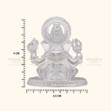 925 Silver Solid Ganesh Idol