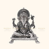 925 Silver Antique Dagdushet Ganeshji Idol