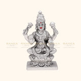 925 Silver Antique kamal Lakshmiji Idol