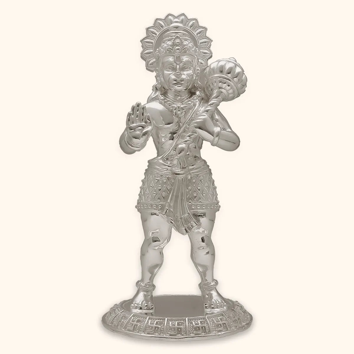 Mahabali Hanuman-Silver Idol