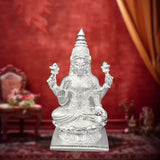 925 Silver Lakshmi Murti for Prosperity and Blessings