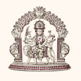 Durga Maa - Silver Idol
