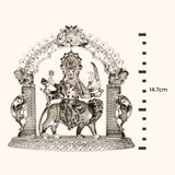 Durga Maa - Silver Idol