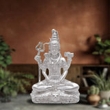 925 Silver Solid Shiv Shankar ji Idol