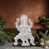 925 Silver Solid Lord Ganesh Paat