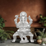 Divine 925 Silver Ganpathi Murthi