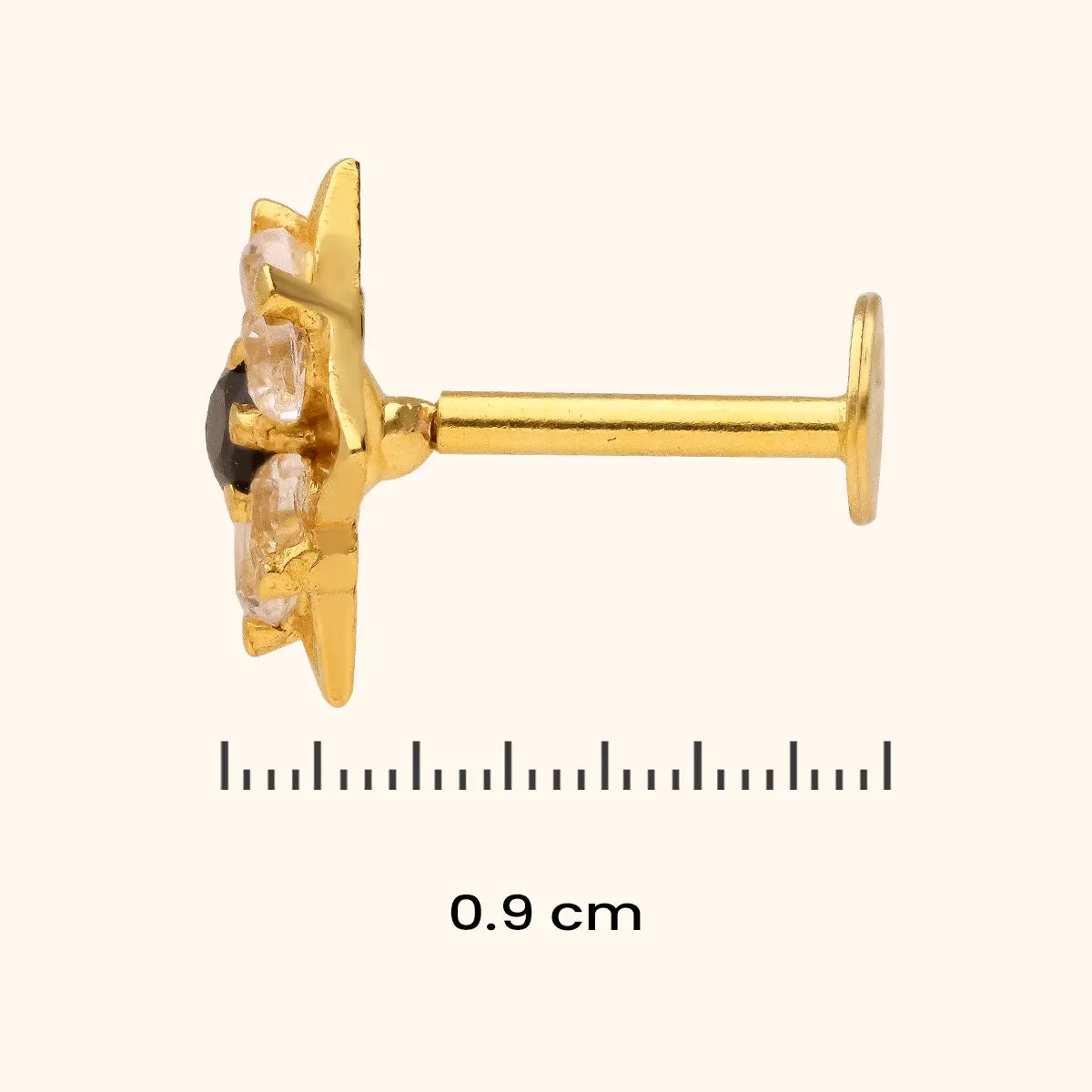22KT Gold Nose Pin