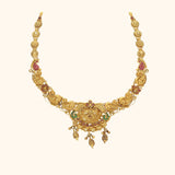 Royal Reverie 22K Gold Necklace of Timeless Beauty