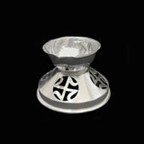 Swastika Engraved Niranjan - Silver Pooja Items / Silver Puja Samai