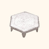Handcrafted Silver Pooja Paat