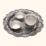 Silver Antique Thali - Silver Utensils, Articles & Gift Items