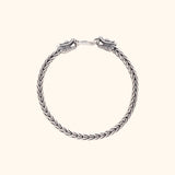 925 Silver Masculine Bracelet for Modern Men