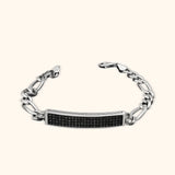 Oxidised Black Allure Sterling Silver Bracelet	