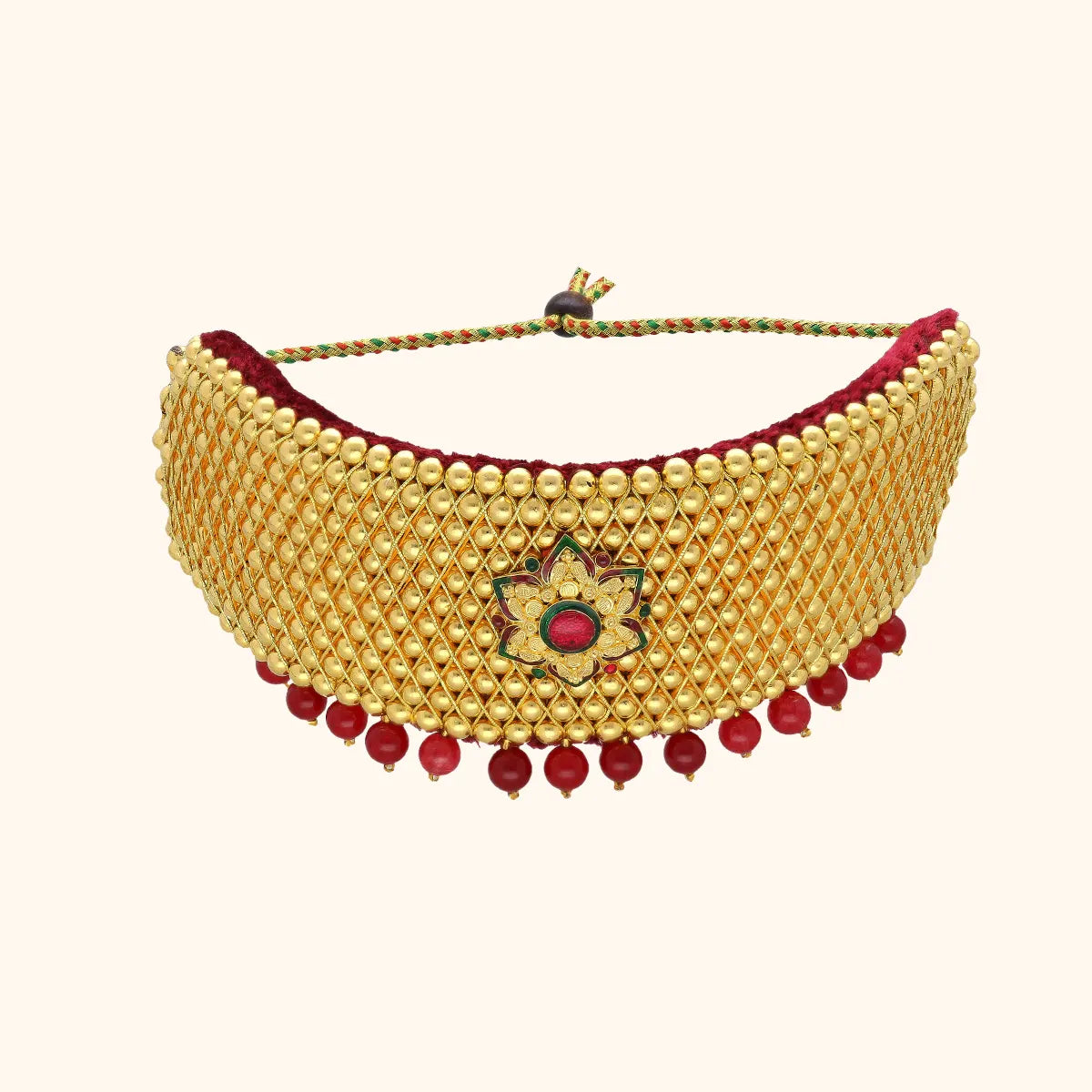 Enigmatic Elegance 22K Gold Necklace