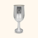 Classy Silver Wine Glass