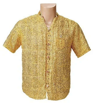 Gold shirt - Guiness recorded jewellery store 