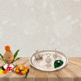 Divine Silver Puja Thali Set