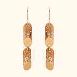 Enchanted Rose Gleam - 18KT Gold Earring