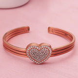 Rose Gold Enchanted Heart - Bracelet