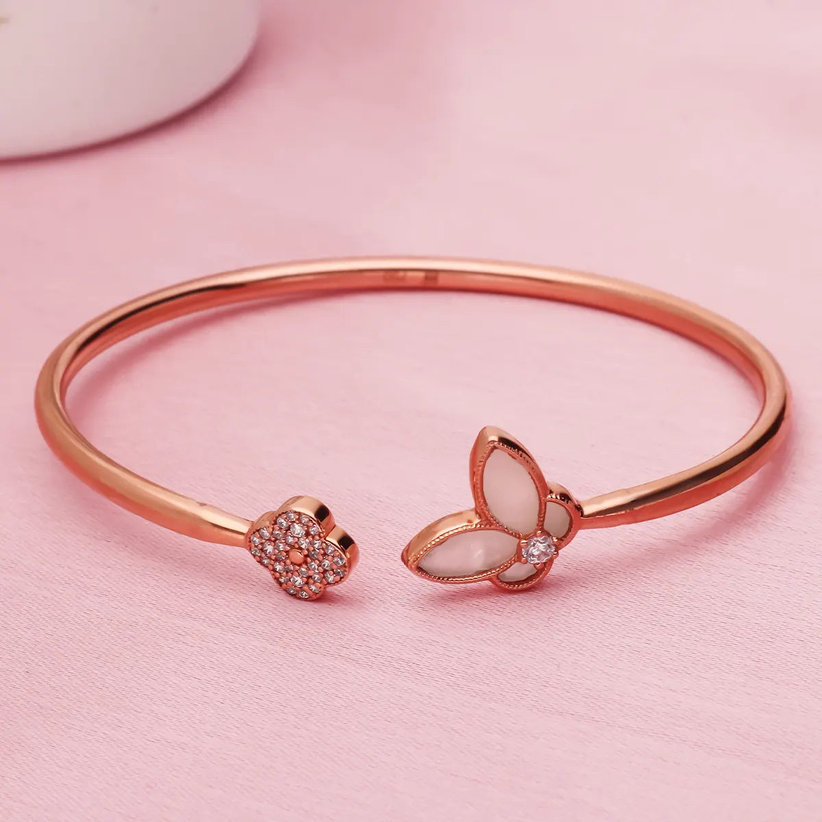 Rose Butterfly Charm Bracelet – Anabela Chan Joaillerie