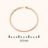 Rose Gold Butterfly Elegance - Bracelet