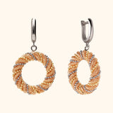Circular Delights Earrings - 18KT Gold