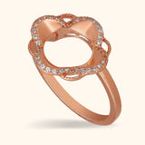 Rose Gold Petal Passion Ring - 18KT Gold