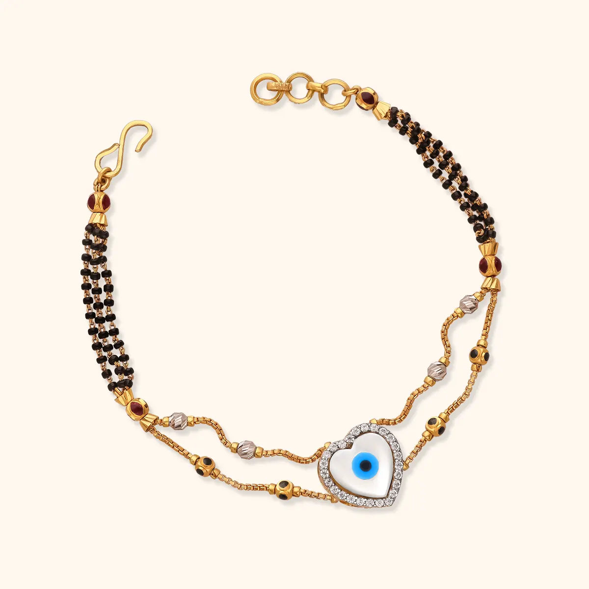 Buy Mehrunnisa Contemporary Turkish Evil Eye Mangalsutra Bracelet for Women  (JWL1553) at Amazon.in