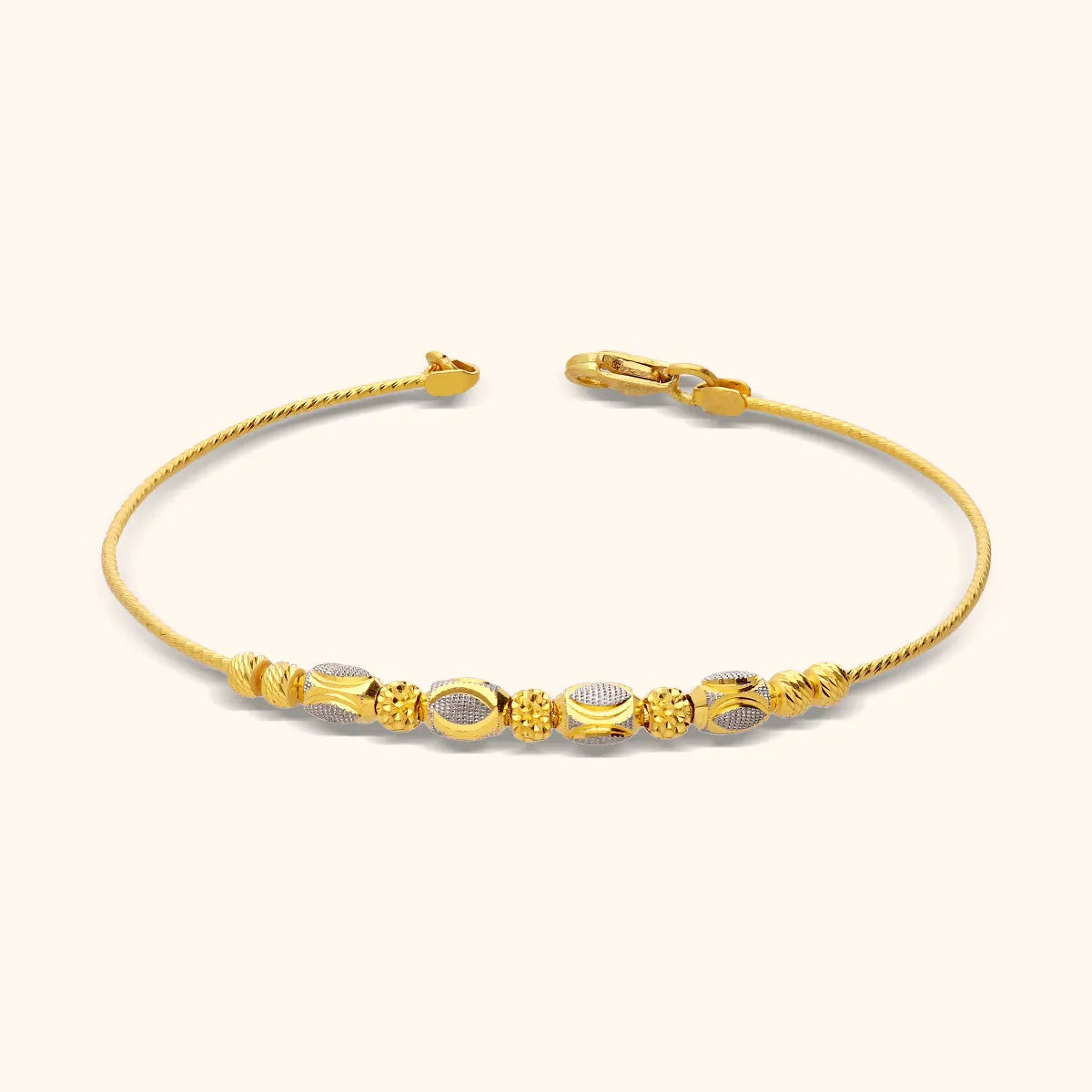 Traditional Lakshmi Gold Coin Bracelet Designs Online | Abiraame Jewellers