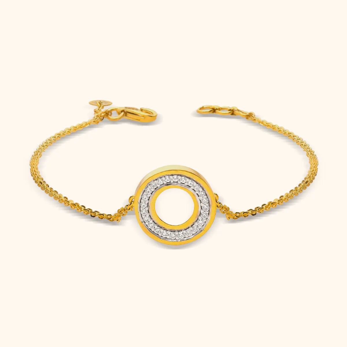 Circle of elegance- 22KT Gold Bracelet – RANKA JEWELLERS