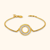 Circle of elegance- 22KT Gold Bracelet