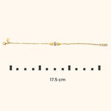 Delicate Bracelet - 22KT Gold