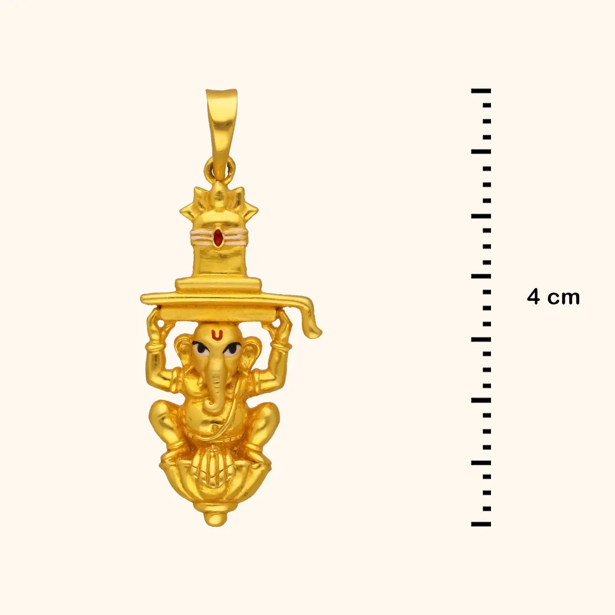 Ganpati With Shivling Pendant