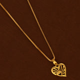 Heart Shaped Gold Pendant